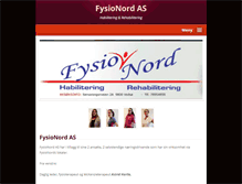 Tablet Screenshot of fysionord.com